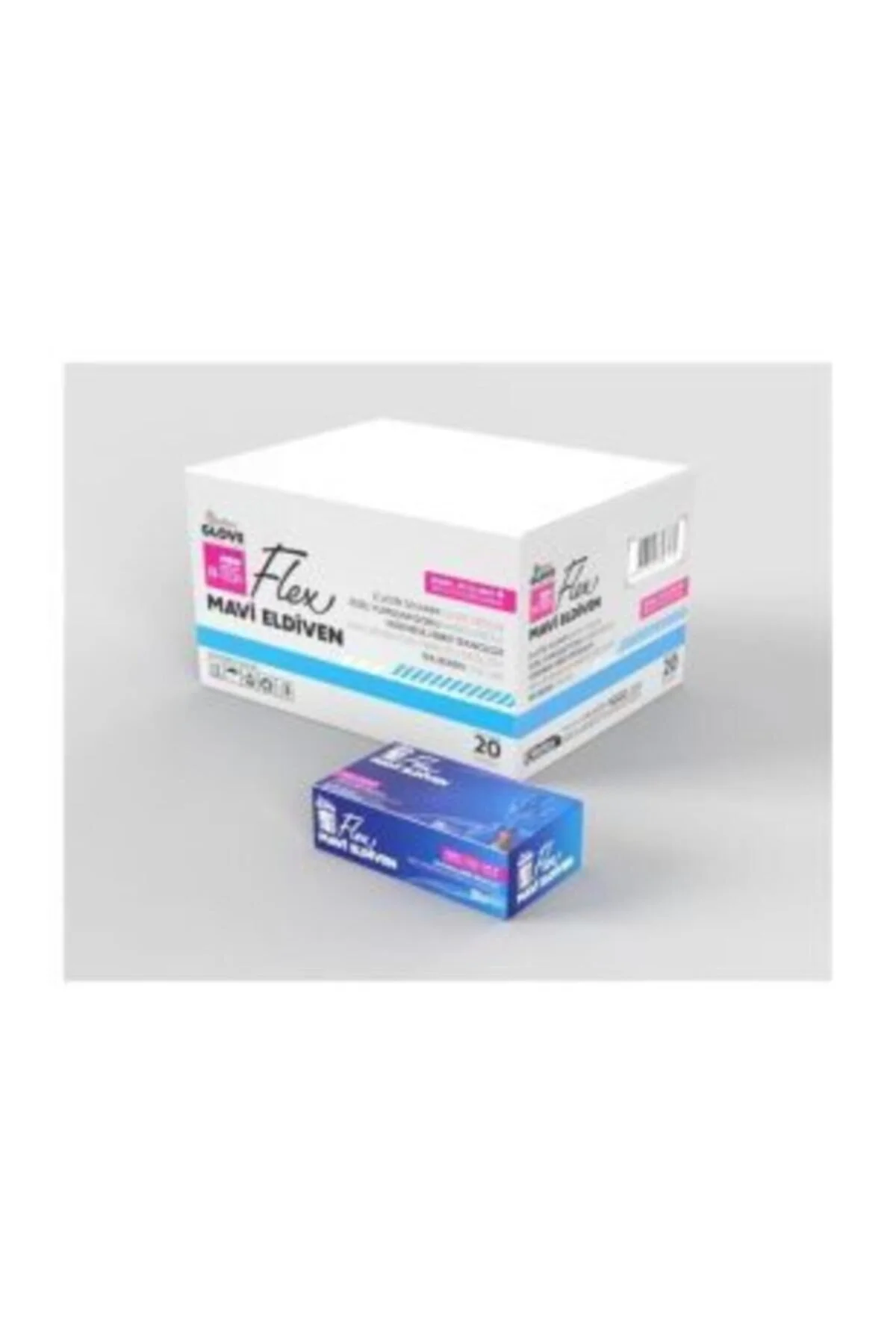 Reflex Flex Hi-Tech Pudrasız Mavi TPE Eldiven Large (L) / X-Large (XL) 100’lü Paket