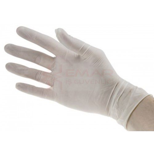 Mumu Pudrasız Lateks Muayene Eldiveni Medium (M) 100’lü Paket
