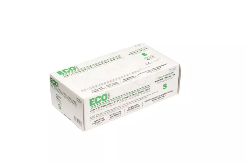 ECO Pudrasız Lateks Muayene Eldiveni Small (S) 100’lü Paket