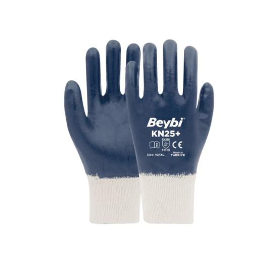Beybi KN25+ Emniyet Konçlu Nitril Eldiven