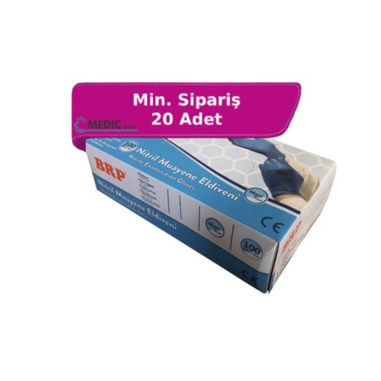 BRP Mavi Nitril Muayene Eldiveni Small (S) 100’lü Paket
