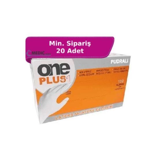 OnePlus Pudralı Lateks Muayene Eldiveni X-Small (XS) 100’lü Paket