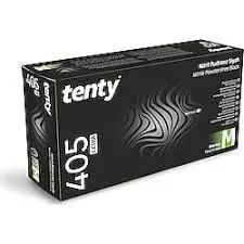 Tenty 405 Siyah Nitril Muayene Eldiveni Medium (M) 100’lü Paket