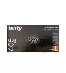 Tenty 405 Siyah Nitril Muayene Eldiveni Large (L) 100’lü Paket